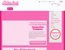 Tablet Screenshot of polkadotpowerhouse.com